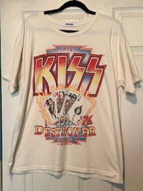 Daydreamer Kiss Destroyer Tour Oversized T-Shirt - Large